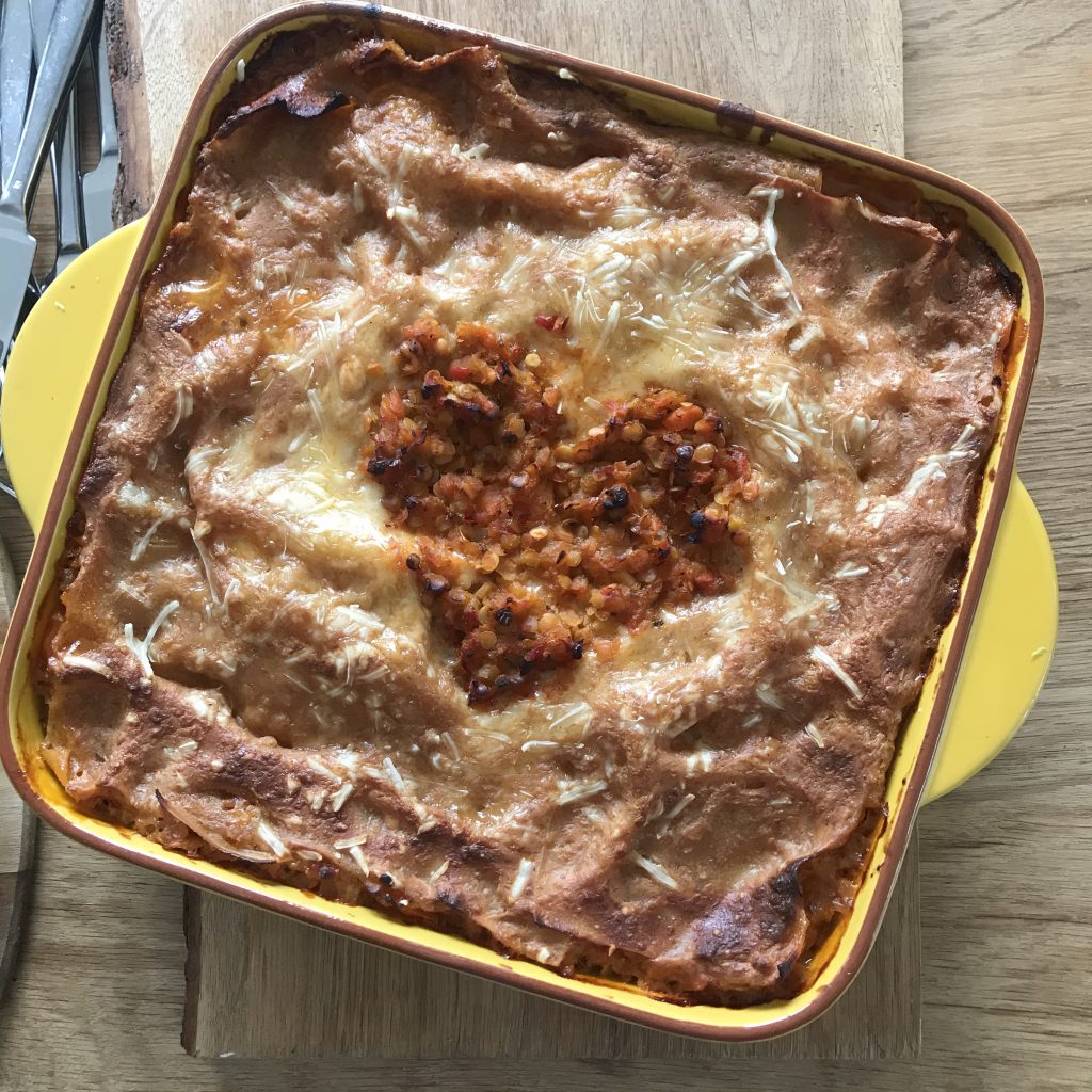 lentil lasagne recipe